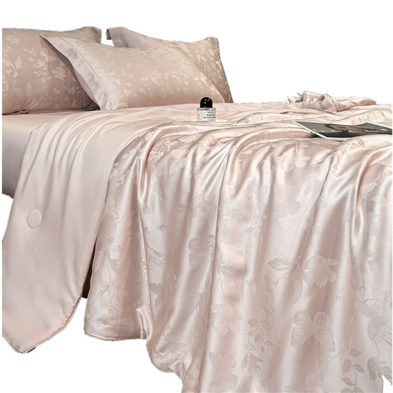Light luxury Lyocell Tencel air conditioning quilt set of four