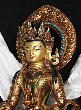 佛堂尼泊尔地藏王菩萨密宗摆件