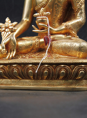 药师佛鎏金密宗西藏尼泊尔手工