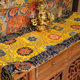 Home Buddhist hall fabric decoration lotus Tibetan ethnic style