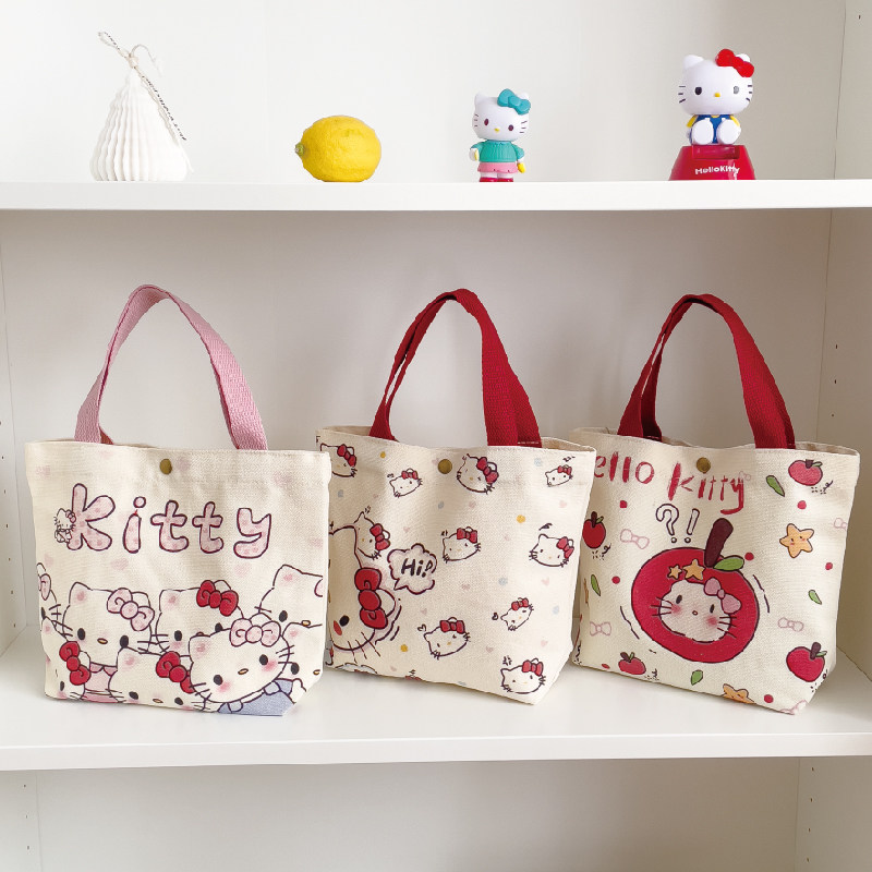 卡通帆布包包女2025新款家用通勤大容量手提袋学生通勤单肩手拎包,淘宝优惠券,粉丝福利购,淘宝优惠卷
