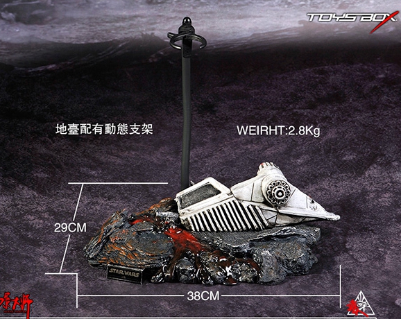 toysbox1/6HT星球大战场景地台ht星战Starwars12寸模型展示台 - 图0