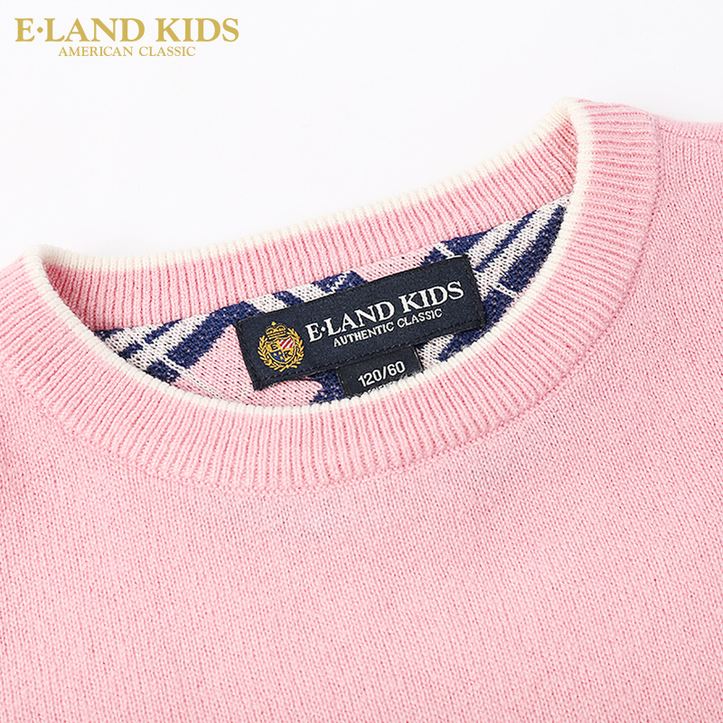 eland kids衣恋童装校园风男针织衫 elandkids毛衣/针织衫