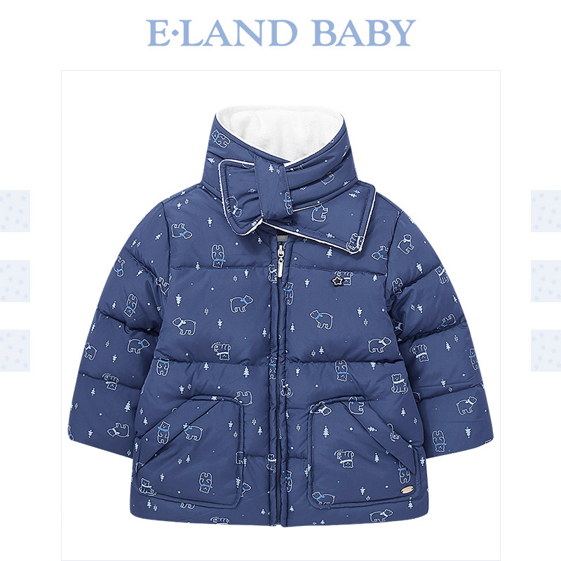 eland baby衣恋婴童春新款男羽绒服 elandkids羽绒服