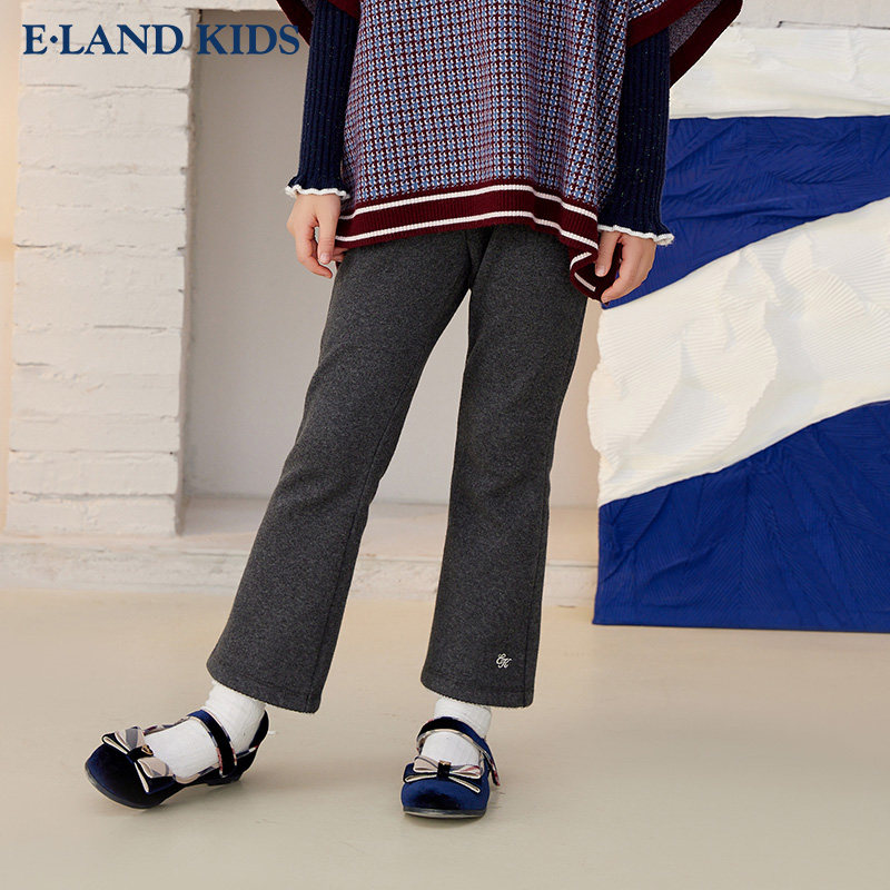 elandkids衣恋童装秋冬新品喇叭裤 elandkids裤子
