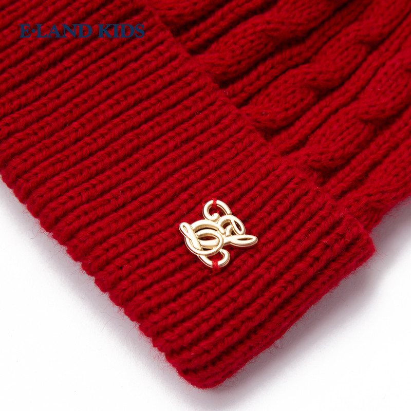 【新年款】eland kids衣恋童装男童女童帽子25年秋冬学院风针织帽,淘宝优惠券,粉丝福利购,淘宝优惠卷