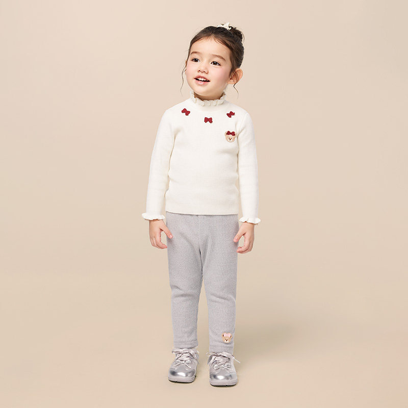 【商场同款】PawinPaw卡通小熊童装25年冬季新款女宝宝打底裤加绒,淘宝优惠券,粉丝福利购,淘宝优惠卷