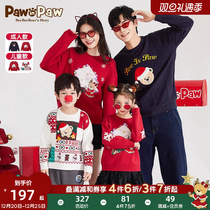 (Christmas Series) Pawinpaw Cartoon Little Bear Boy Clothing Autumn Winter Pro-Child Clothing Children Knit Round Collar Sweaters