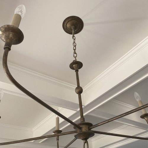 美式复古铁艺吊灯家用个性客厅灯餐厅灯民宿样板房灯具极简风格灯 - 图2