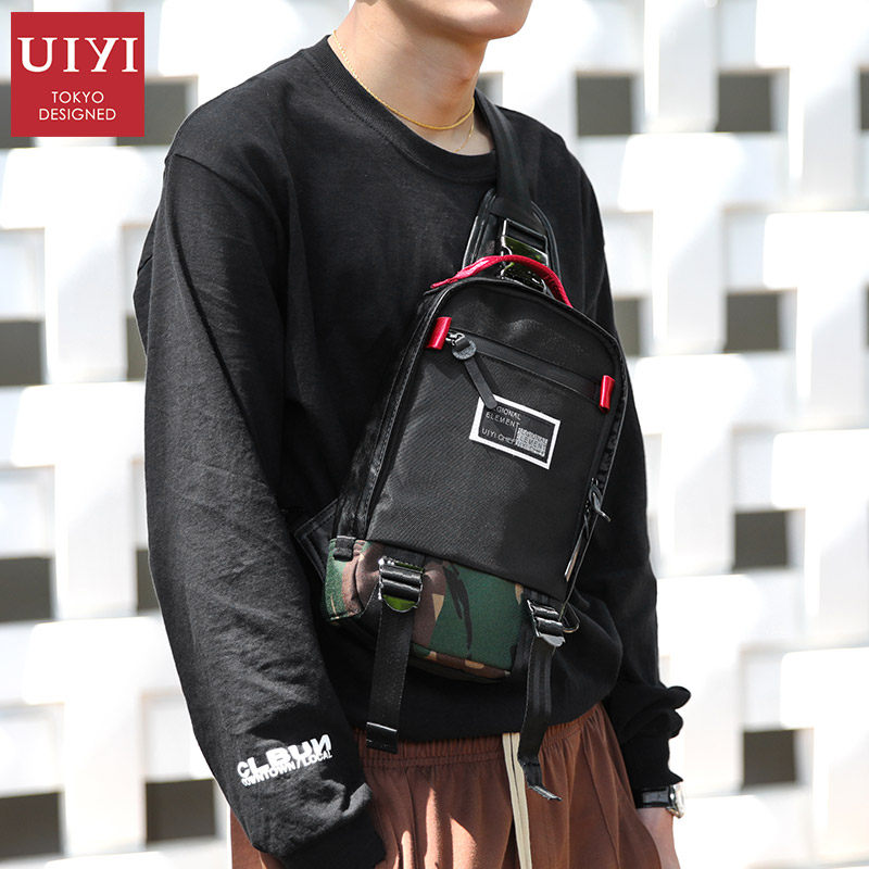 佑一良品日本潮牌男士胸包单肩包 佑一良品箱包男士包袋