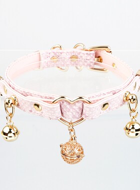Aura Collar高端轻奢choker项圈原创PUPPY可拆卸铃铛置灯牵引绳