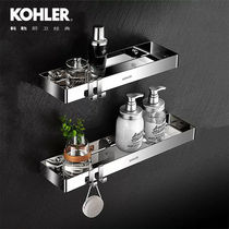 Brand stainless steel 304 rectangular shelve bathroom toilet free of punch four square body bath lotion shampoo stand