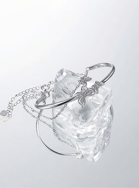 蝴蝶手链轻奢小众设计感叠戴手饰