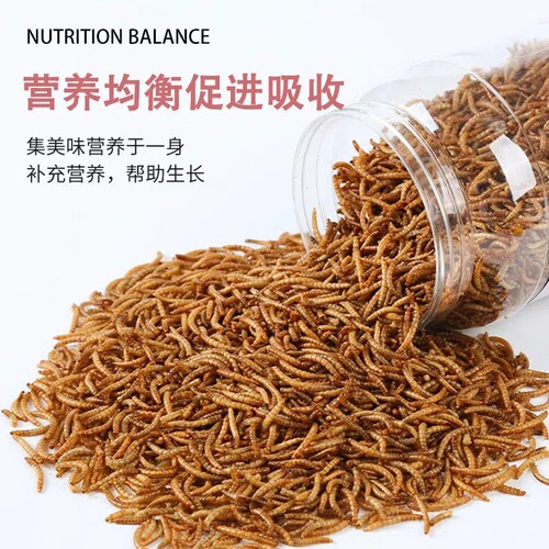 柯尔鸭粮食柯尔鸭可达鸭零食淡水鱼虾虾干面包虫银鱼鱼干大麦虫干 - 图2