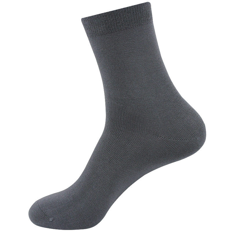 欧蒂爱黑色中筒商务防臭皮鞋棉袜 欧蒂爱同赢短袜/打底袜/丝袜/美腿袜