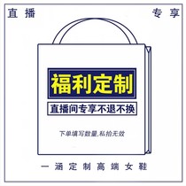 (一涵定制)秒杀不退不换 跑单拉黑 福利直播间专拍高品质女鞋