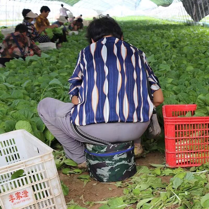 农用泡塑料懒汉墩大棚专用随身干活神器小板凳挖蒜懒人凳子屁股墩 - 图0