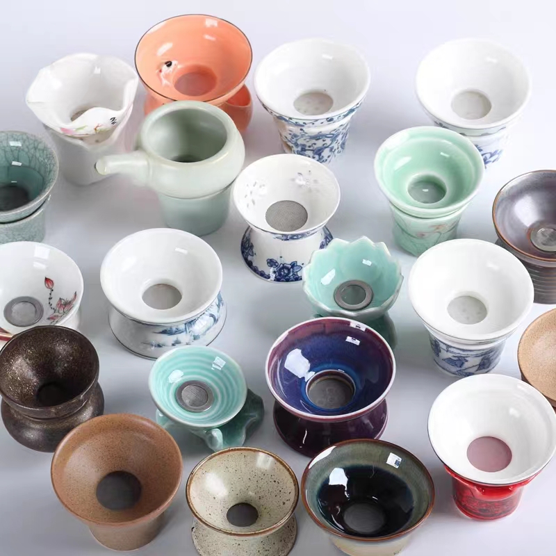 随机茶杯陶瓷个人品茗杯 建盏茶杯白瓷主人杯 功夫茶具杯随机12杯 - 图2