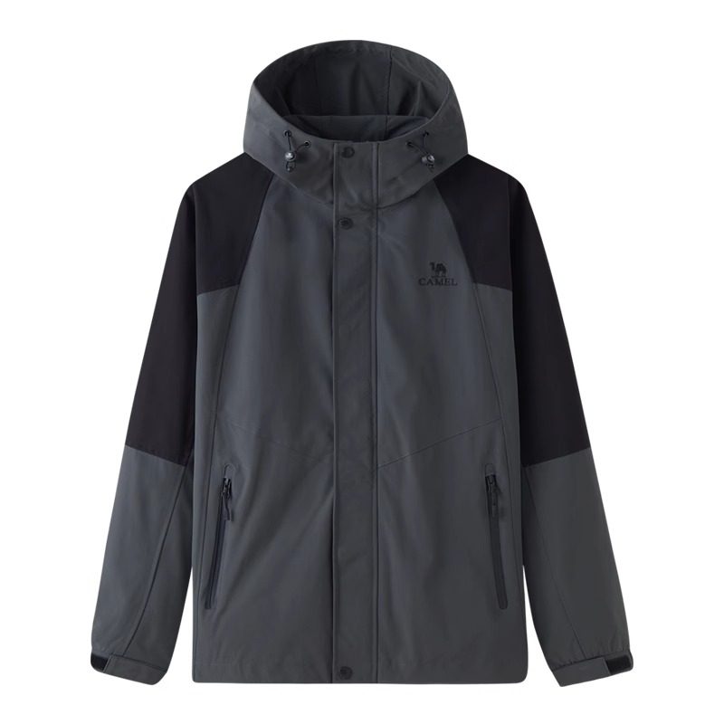 骆驼女装工装夹克春秋款防风防泼水宽松外套女风衣情侣户外旅行服,淘宝优惠券,粉丝福利购,淘宝优惠卷