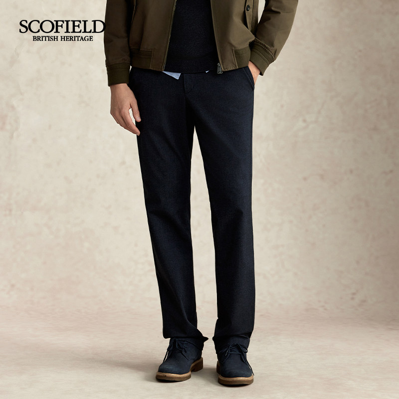 SCOFIELD男装2025秋冬新品直筒长裤日常通勤西裤下装宽松休闲裤男,淘宝优惠券,粉丝福利购,淘宝优惠卷