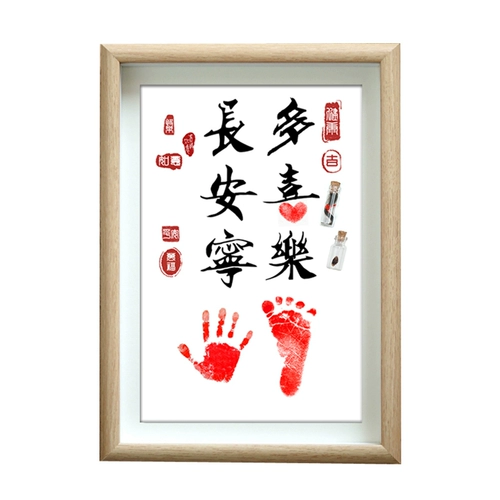 Руки и ноги ребенка напечатают волосатую коробку для шин, новорожденный полнолуние