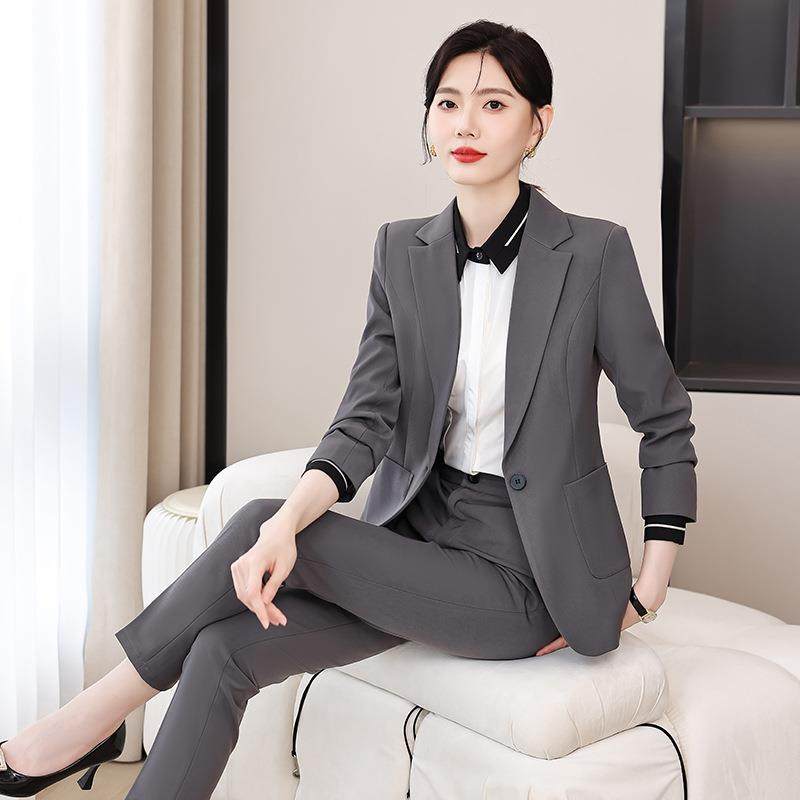 超大号尚女西装背夹克时商务办公上衣长裤三式件套通勤半ALGJZ160,淘宝优惠券,粉丝福利购,淘宝优惠卷