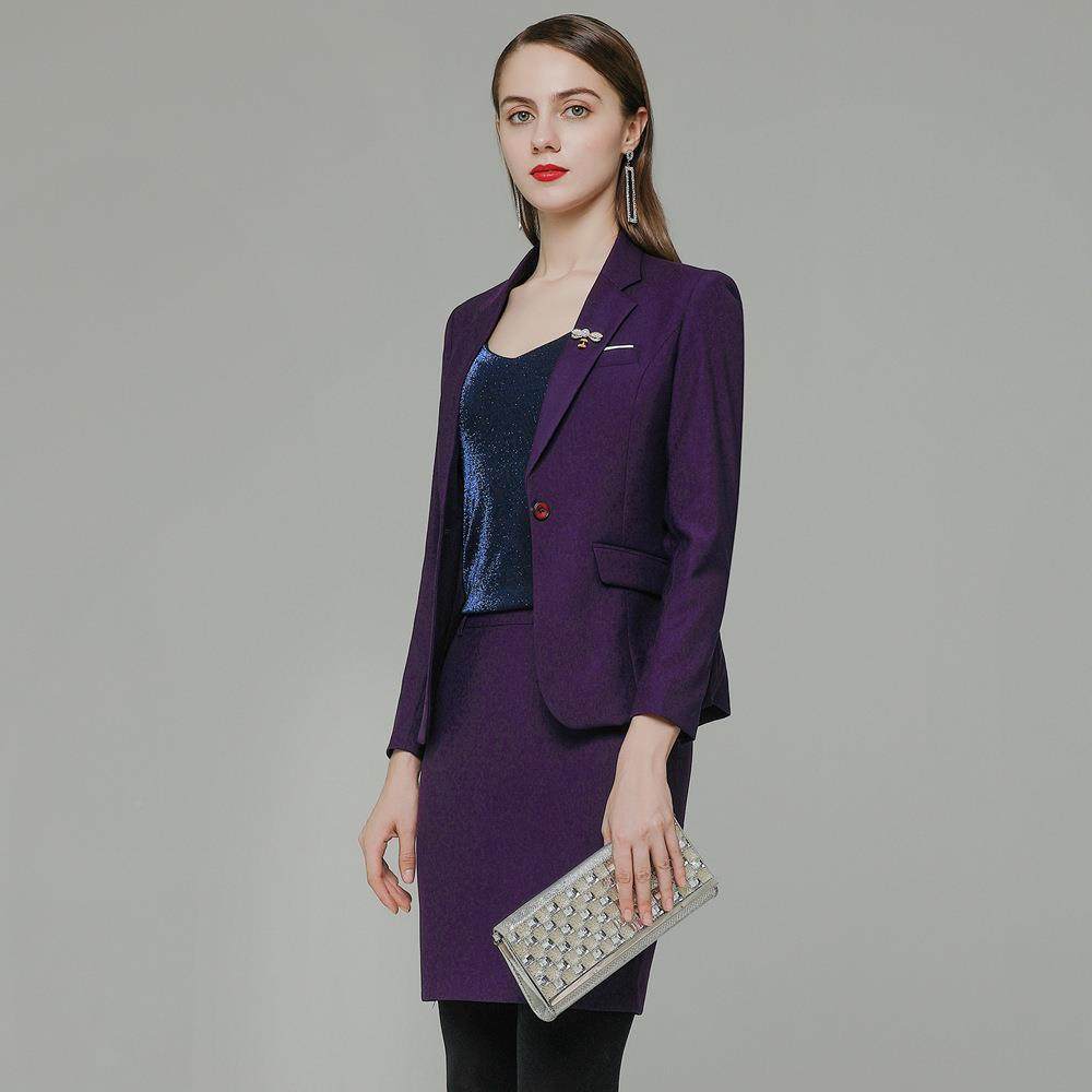 高品质装套装紫男女款同职业612装职套装女酒店前台西化妆师工作,淘宝优惠券,粉丝福利购,淘宝优惠卷