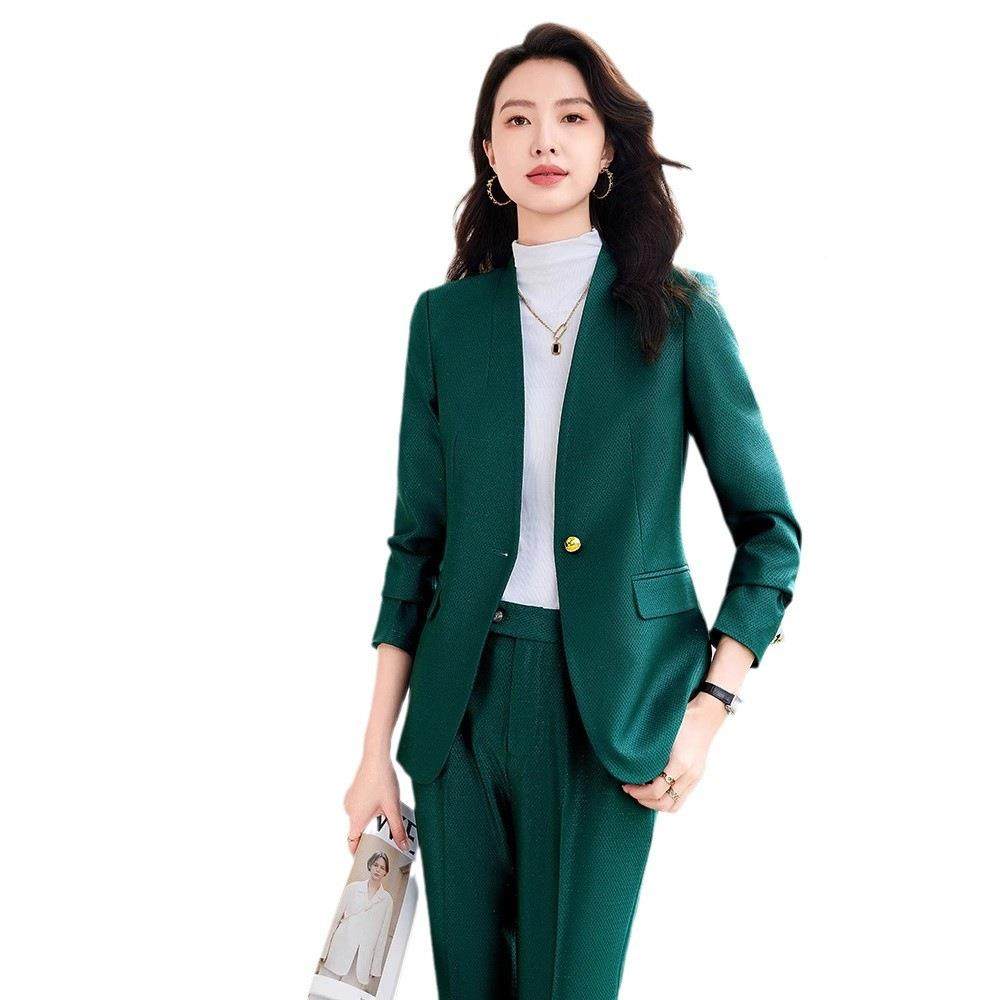 无领西服场轻外套女新款春秋正KY2531式场合高职业端装职套装西装,淘宝优惠券,粉丝福利购,淘宝优惠卷