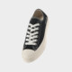 VEEMES micro black low top couple style canvas shoes