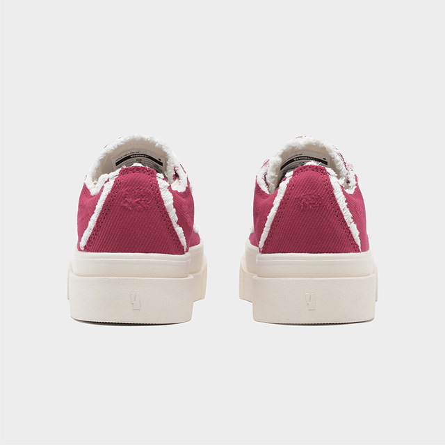 Veemes head-facing design thick-soled height-enhancing canvas shoes