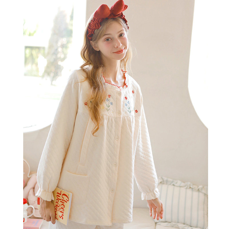 家时光月子服秋冬季产后孕妇哺乳睡衣10月份空气棉保暖产妇家居服,淘宝优惠券,粉丝福利购,淘宝优惠卷