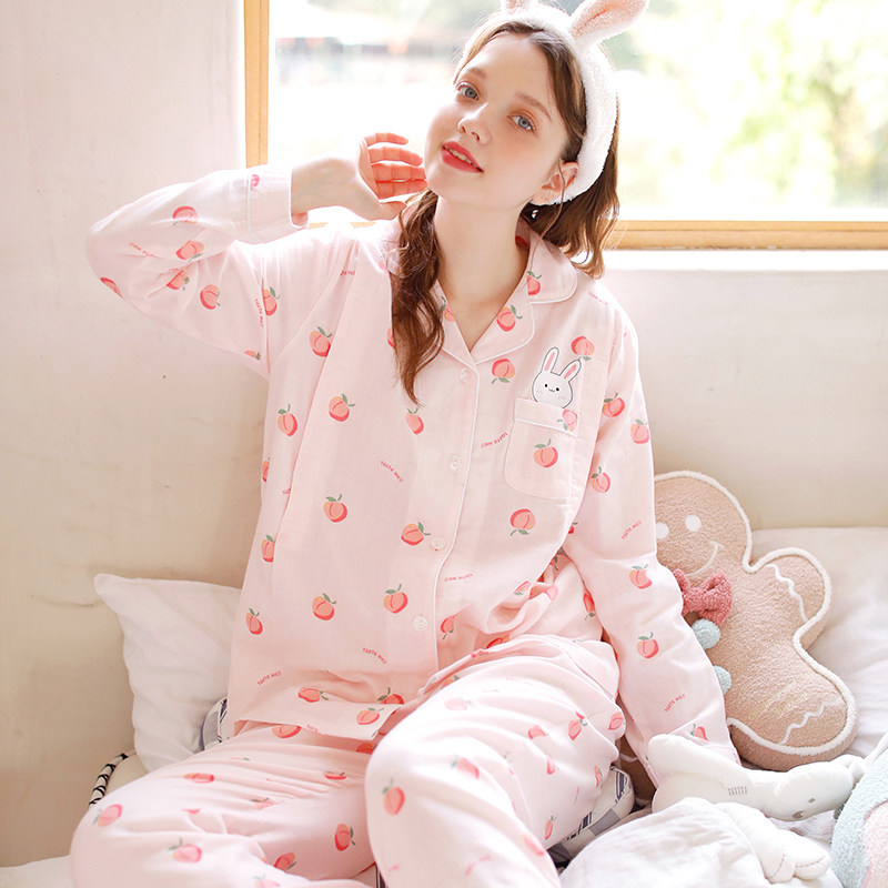 家时光月子服夏季纯棉产后4服睡衣 家时光家居服套装