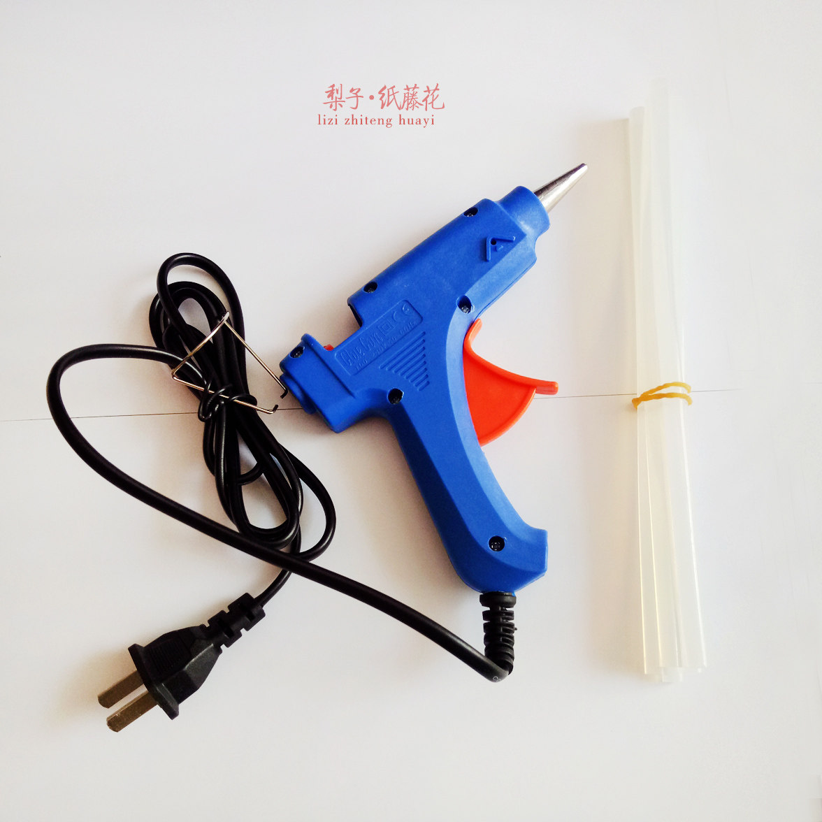 热熔胶枪diy手工胶枪20w小号胶棒热熔胶7mm家用加热胶棒粘贴工具_虎窝淘
