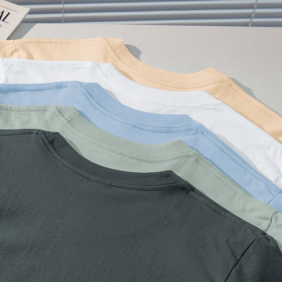 230g heavyweight pure cotton long-staple cotton T-shirt, no ironing and anti-wrinkle