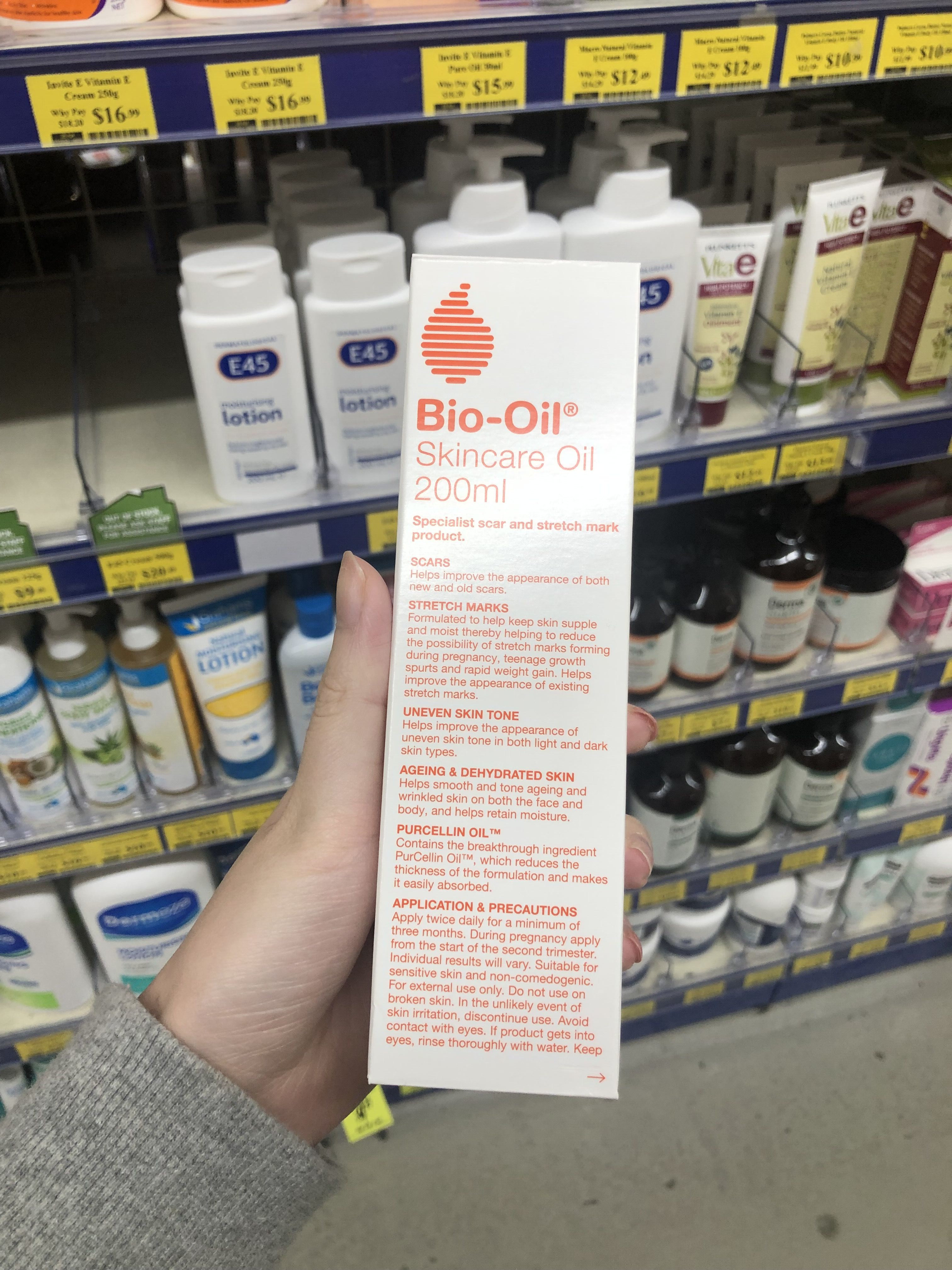 bio-oil产后淡化痘印消祛百洛油 米卡澳洲直邮妊娠纹护理