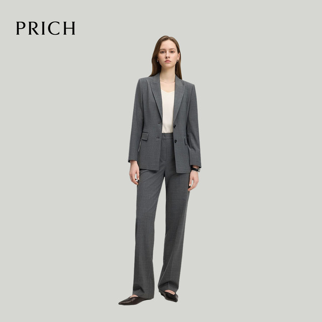 PRICH temperament lapel business suits Spring commuter coat ສໍາລັບແມ່ຍິງ