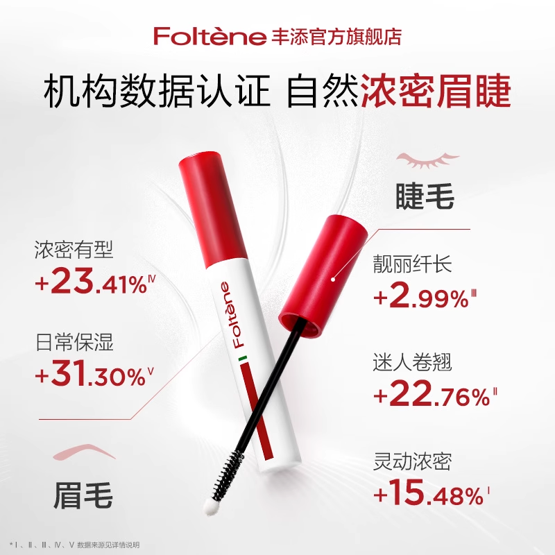 【主播推荐】丰添眉毛睫毛精华液纤长自然浓密强韧润养营养液