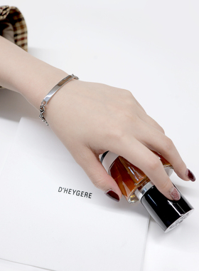 D'HEYGERE 巴黎设计师品牌 CLASP BRACELET 925纯银高级轻奢手链