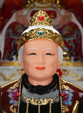 树脂金铜贴金泰山奶奶摆件泰山娘娘家用供奉圣母精工元君奶奶碧霞