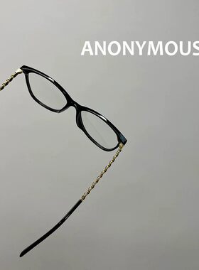 巨显脸小素颜眼镜女新款全框镜