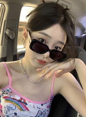 2025新款黑色窄框遮阳墨镜