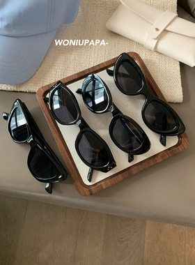 韩系ins经典黑色遮阳墨镜