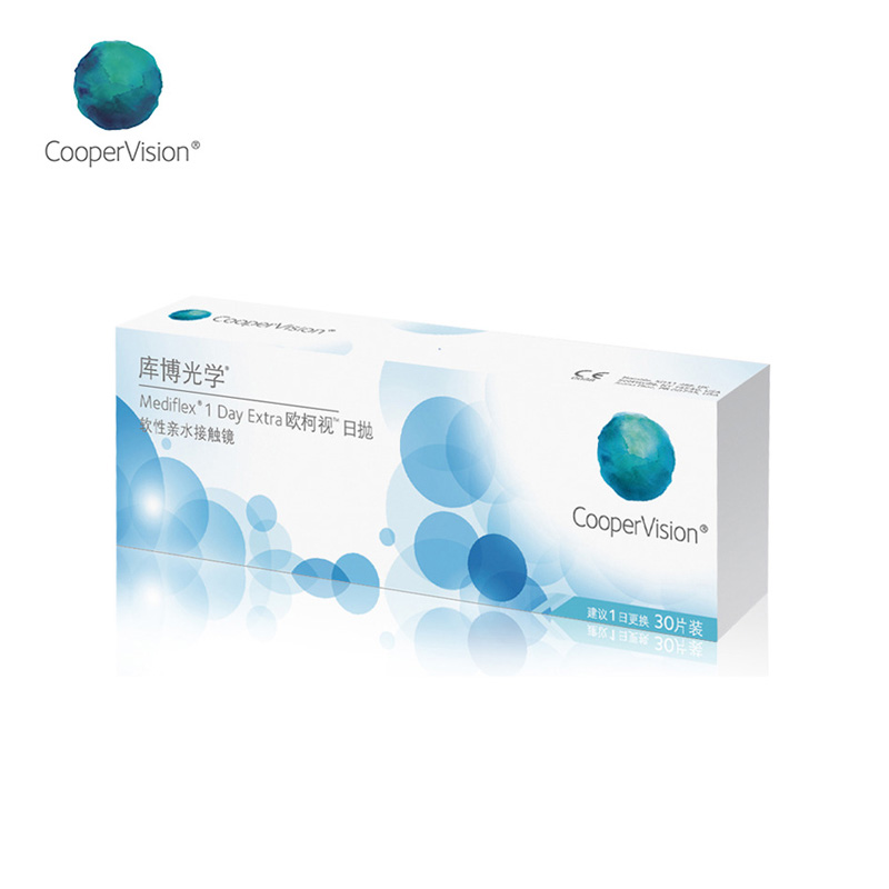 送润眼液]库博光学欧柯视日抛30片装库博进口透明隐形近视眼镜kd