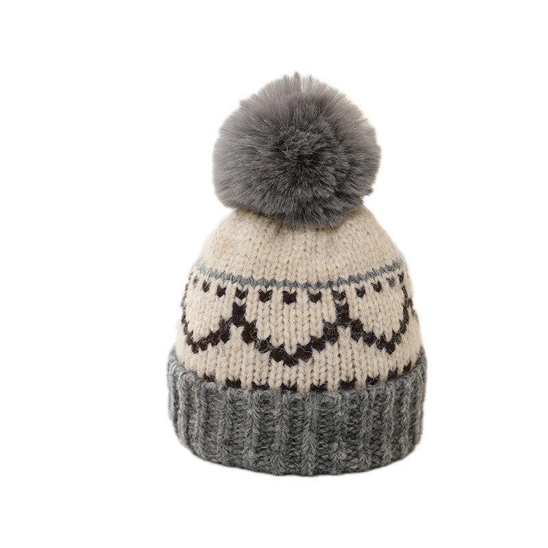 宝宝帽子围巾套装秋冬季婴幼儿童毛线帽男女童可爱超萌针织护耳帽,淘宝优惠券,粉丝福利购,淘宝优惠卷