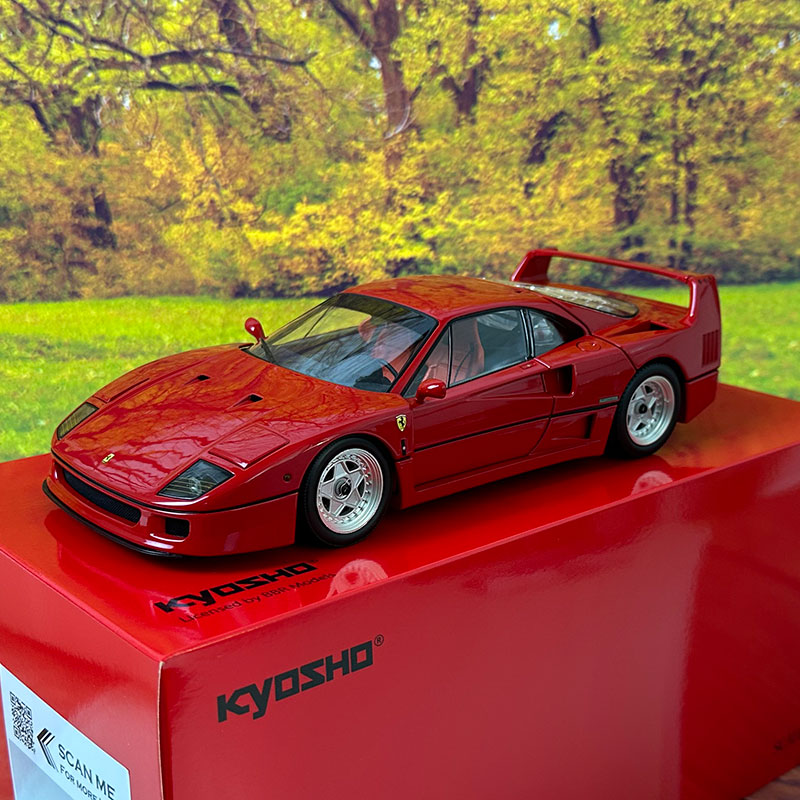 京商KYOSHO 1 18 法拉利F40 Ferrari  合金全开仿真汽车模型 - 图3