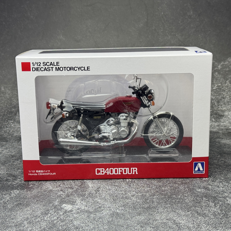 青岛社 1:12 本田 HONDA  400FOUR 摩托车模型 机车合金模型摆件 - 图3