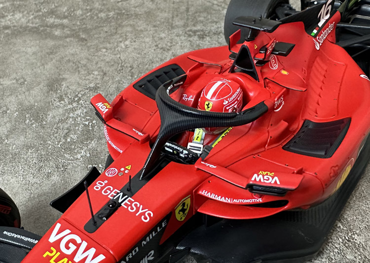 BBR 1:18 法拉利SF23 勒克莱尔塞恩斯 巴林站2023 合金F1赛车模型 - 图2