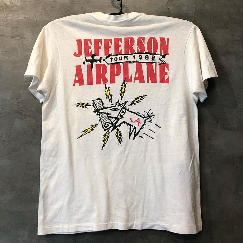 经典Jefferson Airplane欧美迷幻摇滚乐队海报周边男女短袖T恤潮 - 图0