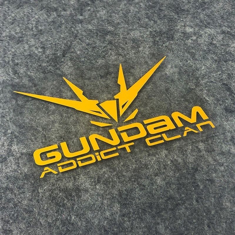 高达头像贴纸汽车电动车贴GUNDAM电脑箱包防水反光个性装饰贴纸 - 图1