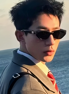 gm猫眼墨镜男款高级感韩版开车专用偏光防紫外线近视太阳眼镜女潮